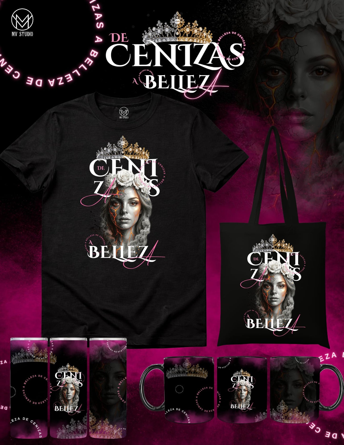 De Cenizas a Belleza camisetas