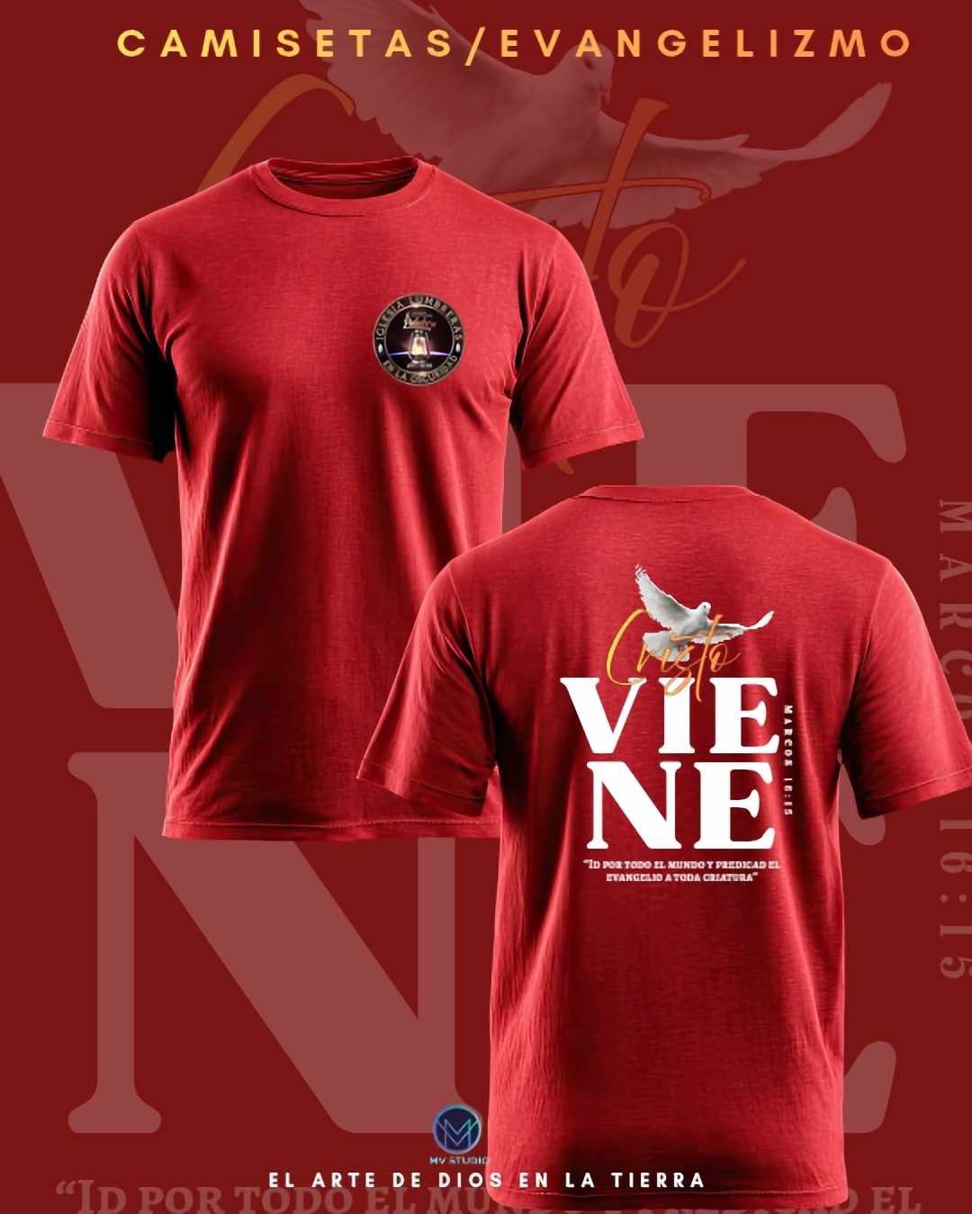 Camisas de Evangelismo Iglesia Lumbreras en la Oscuridad