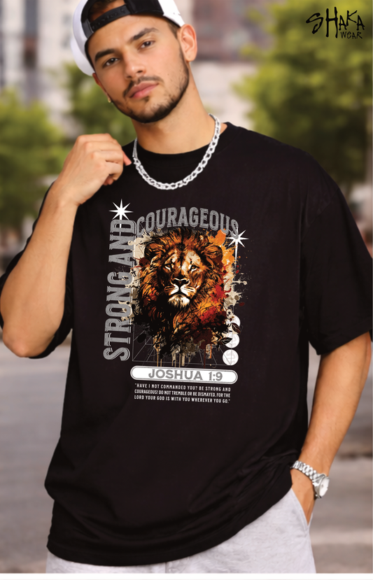 Strong and Courageous ShakaWear T Shirt